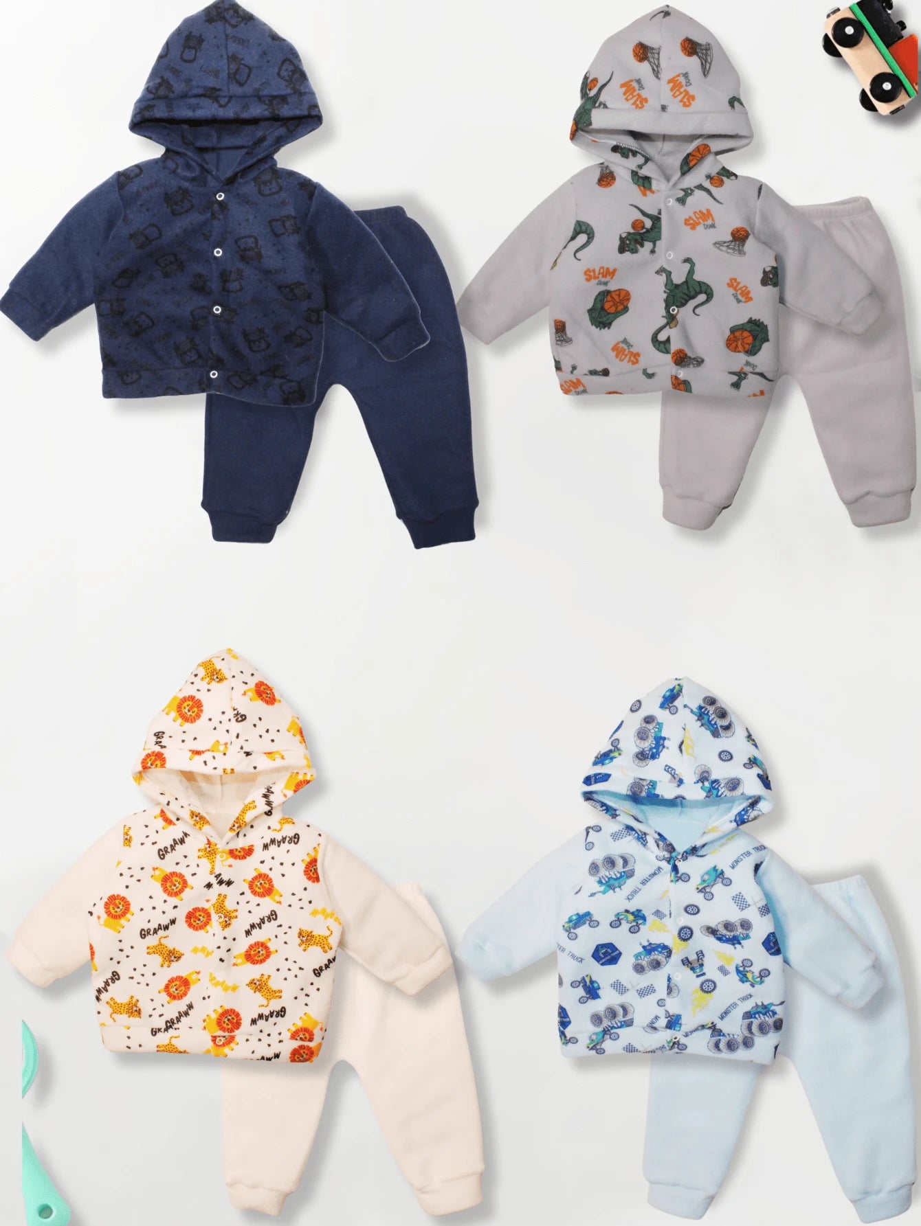 |BabyBoy| Conjunto Infantil Menino – Jaqueta + Camiseta + Calça