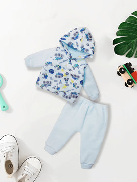 |BabyBoy| Conjunto Infantil Menino – Jaqueta + Camiseta + Calça
