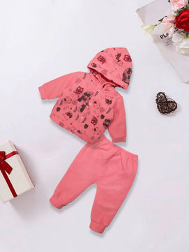 |BabyGirl| Conjunto Infantil Menina – Camiseta + Colete + Calça