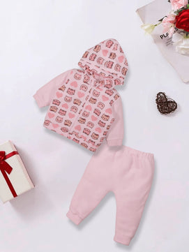 |BabyGirl| Conjunto Infantil Menina – Camiseta + Colete + Calça