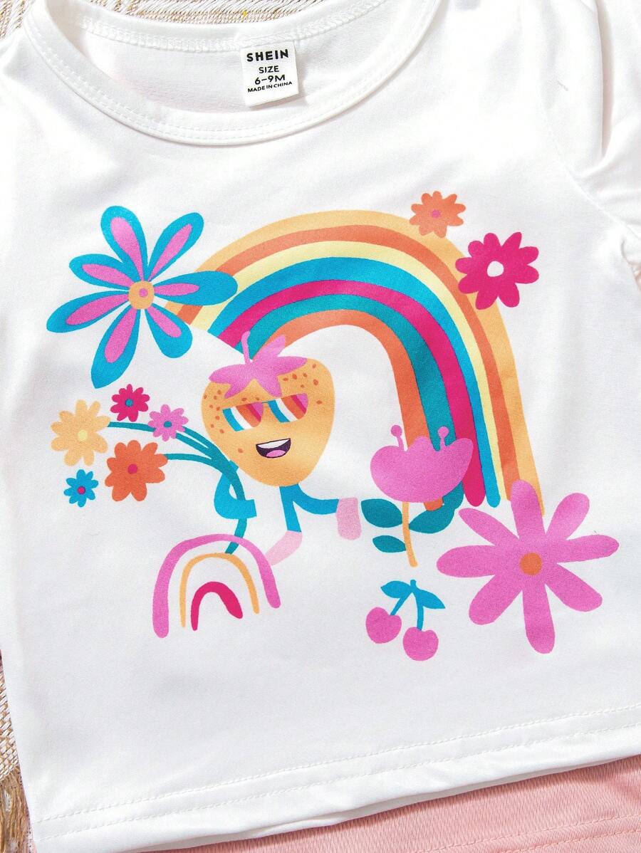 Kit Conjuntinho Floral 3 peças – Verão com estilo | PipiLoo