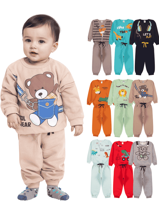 Kit Aconchego Casual – 6 peças masculinas | PipiLoo