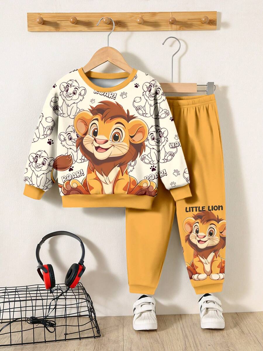 Conjuntinho Leãozinho Fashion – 2 peças verão/outono | PipiLoo