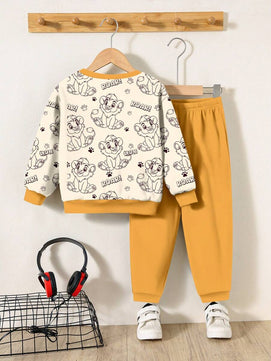 Conjuntinho Leãozinho Fashion – 2 peças verão/outono | PipiLoo