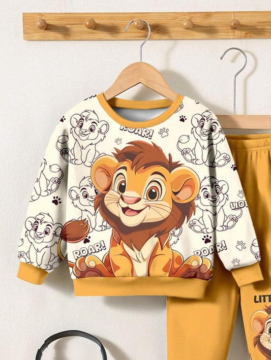 Conjuntinho Leãozinho Fashion – 2 peças verão/outono | PipiLoo