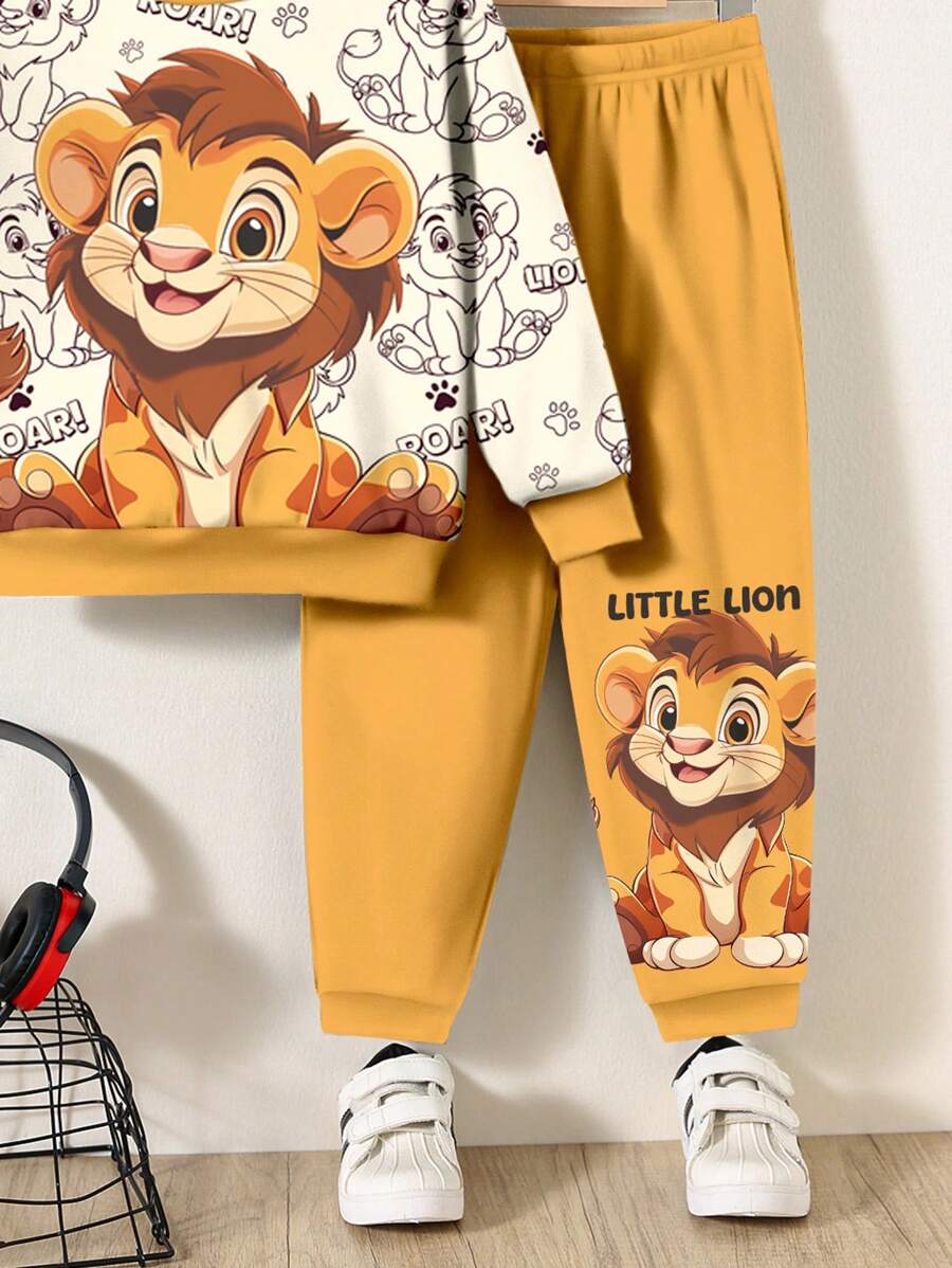 Conjuntinho Leãozinho Fashion – 2 peças verão/outono | PipiLoo