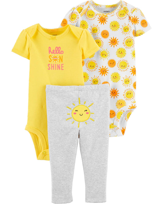 Conjunto 3 pçs Carter's Solzinho