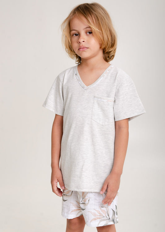 Pijama Infantil Folhagem