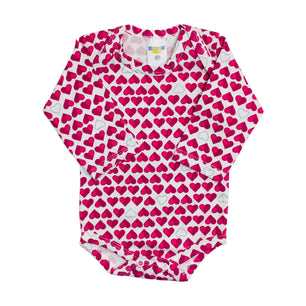 Body Feminina Gente Miuda Manga Longa Cotton Estampado