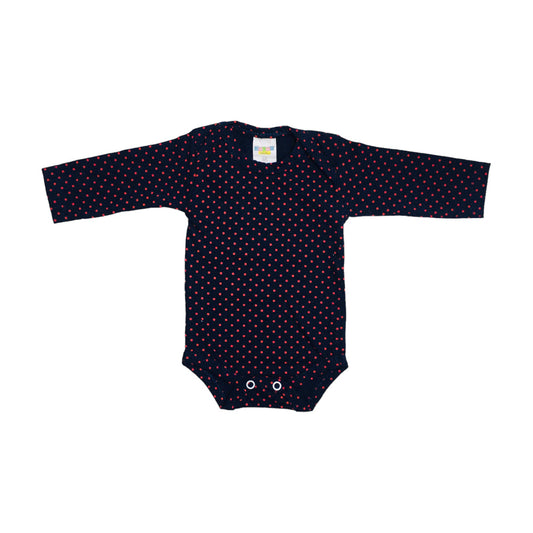 Body Feminina Gente Miuda Manga Longa Cotton Estampado