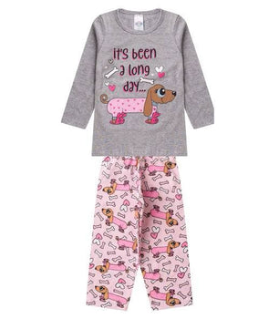 Conjunto de Pijama Feminino manga longa que brilha no escuro! Veste do 1 ao 8